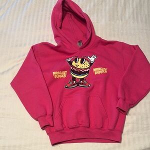 Kids Pink Mr. Beast Hoodie